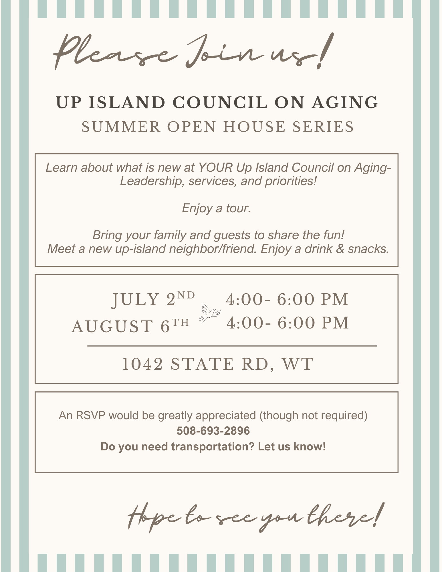 Open House Flyer