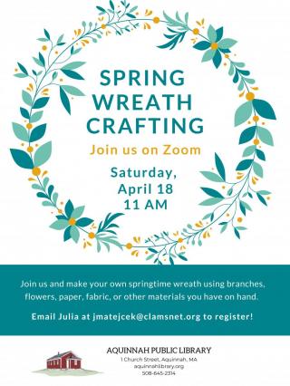 Library Spring Wreath Event 
